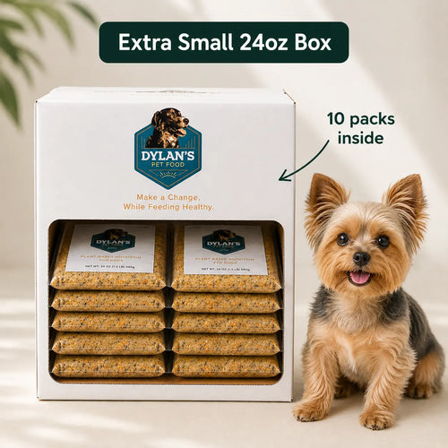 Allergy-friendly dog food for sensitive dogs — Extra Small 24oz Box with 10 packs inside
