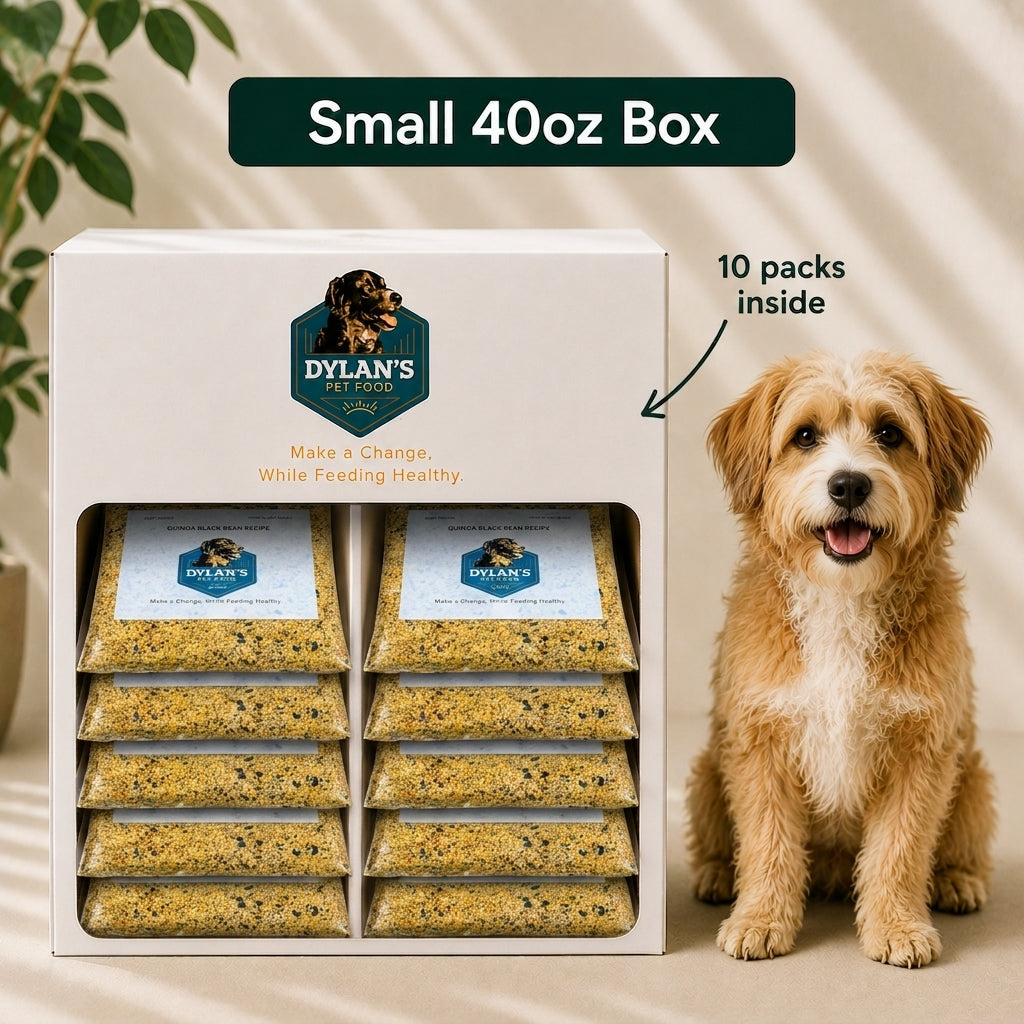 Allergy-friendly dog food for sensitive dogs — Small 40oz Box with 10 packs inside