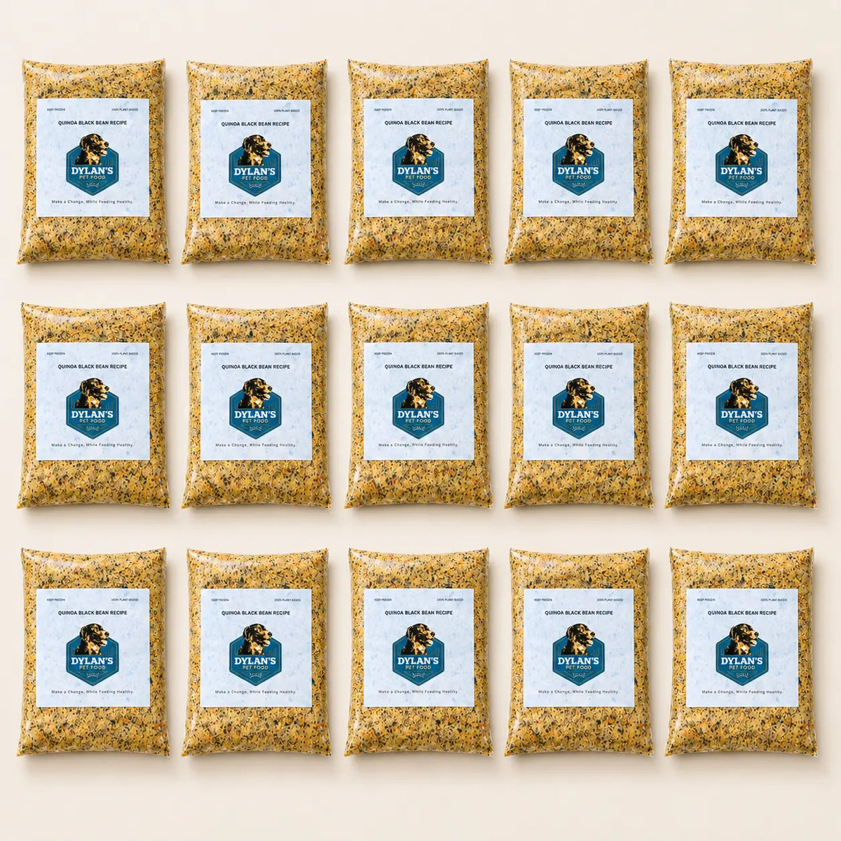 What's inside the Small 24oz Box — 15 packs of allergy-friendly dog food